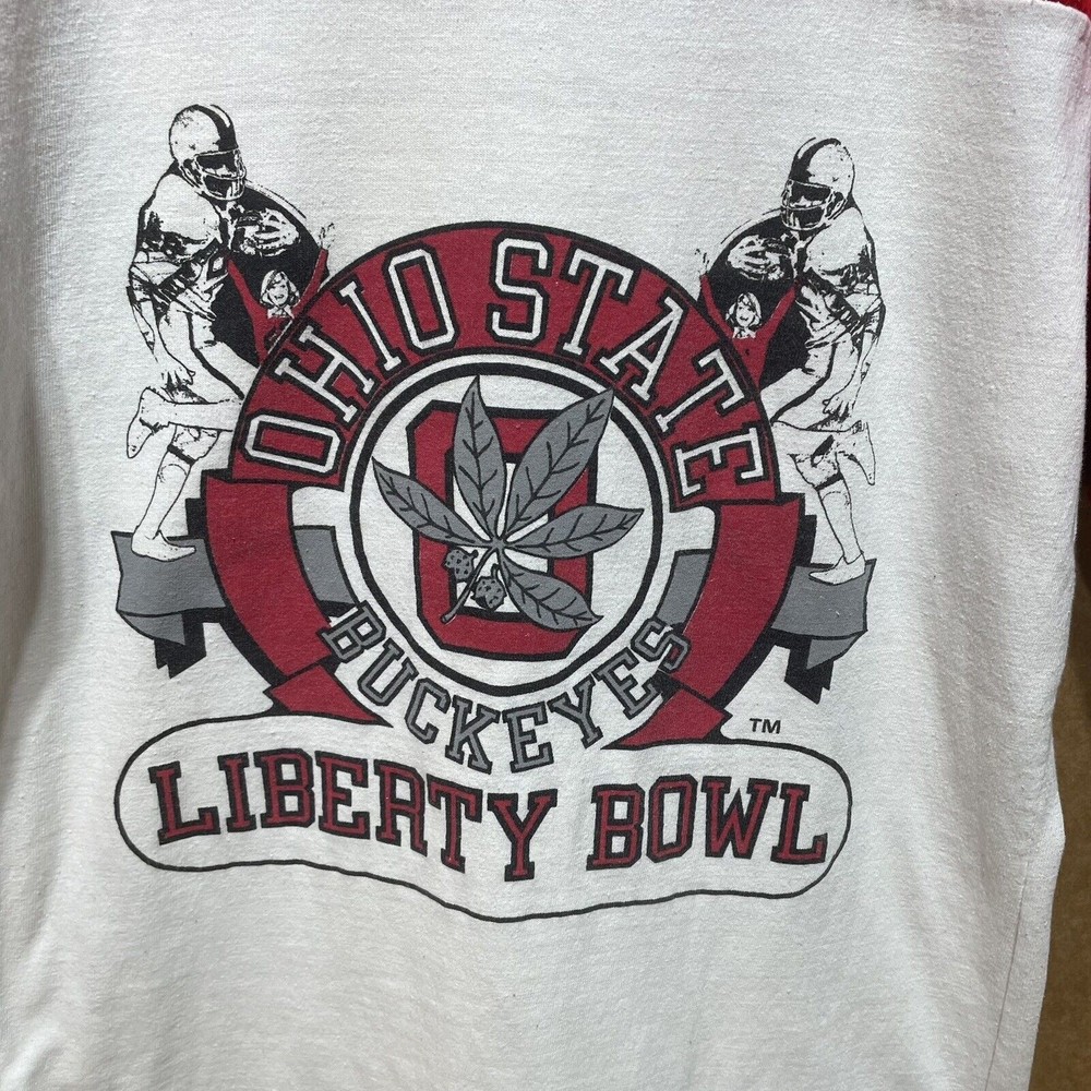 Vintage Ohio State Buckeyes Liberty Bowl T-Shirt, Medium, Red/White, Graphic - Picture 2 of 11